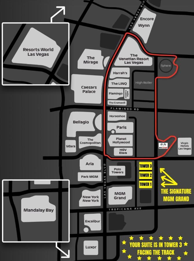 No Resort Fees-Mgm Stripview-Jacuzzi-Formula 1 Track View Лас-Вегас Екстер'єр фото
